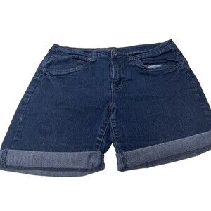 Women's Sydney Plus Size Denim Jorts Shorts 19 - Trendy Cut-Off Style